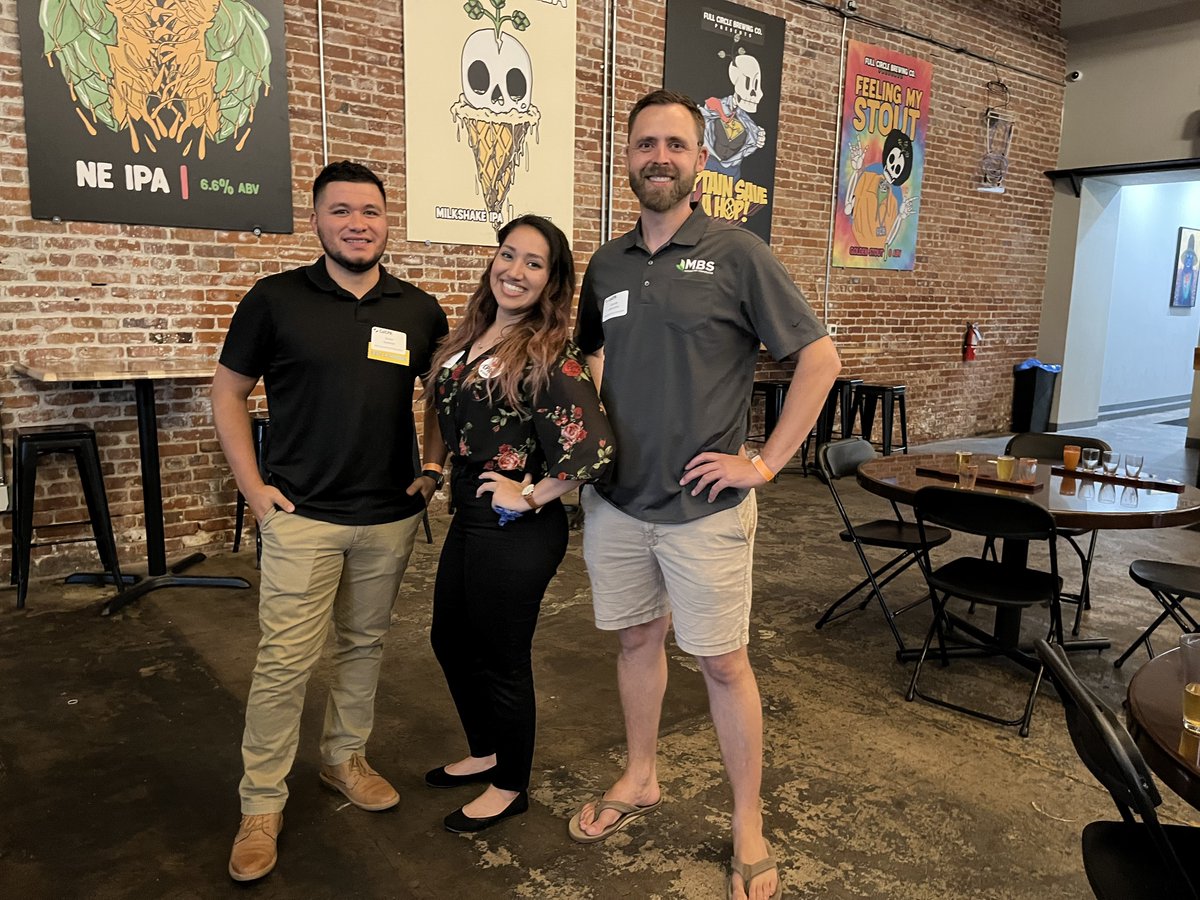 MBSAccountancy's tweet photo. @jakovickas, @vicgo_10, and Ana Hernandez went to the @Cal_CPA Summer Mixer at @FullCircleBrews yesterday and had a great time! 🍻

Victor was recognized as new licensee! 🥳 https://t.co/7eCBysJct5