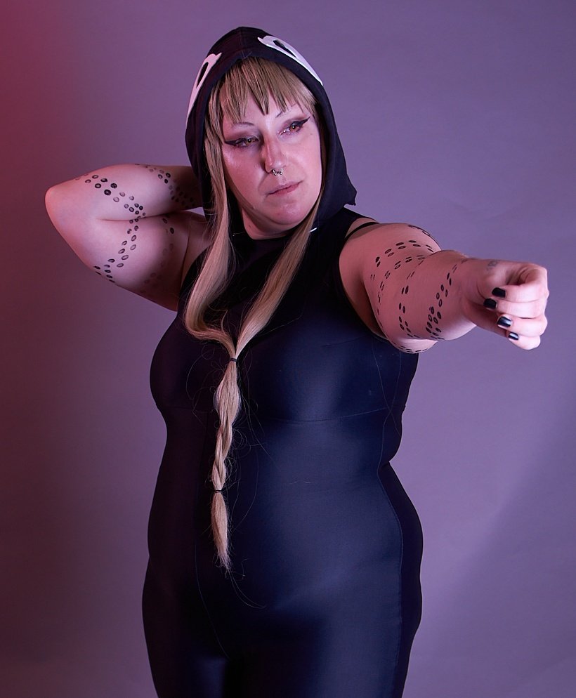 LunaSpectreTTV's tweet photo. Ready for my villain arc🐍 
Photos by @AMatrixDesigns @ayanematrix 
From @AkaiConOfficial 
Original uncropped photos in the comments💜 https://t.co/oJg7vOH0oU