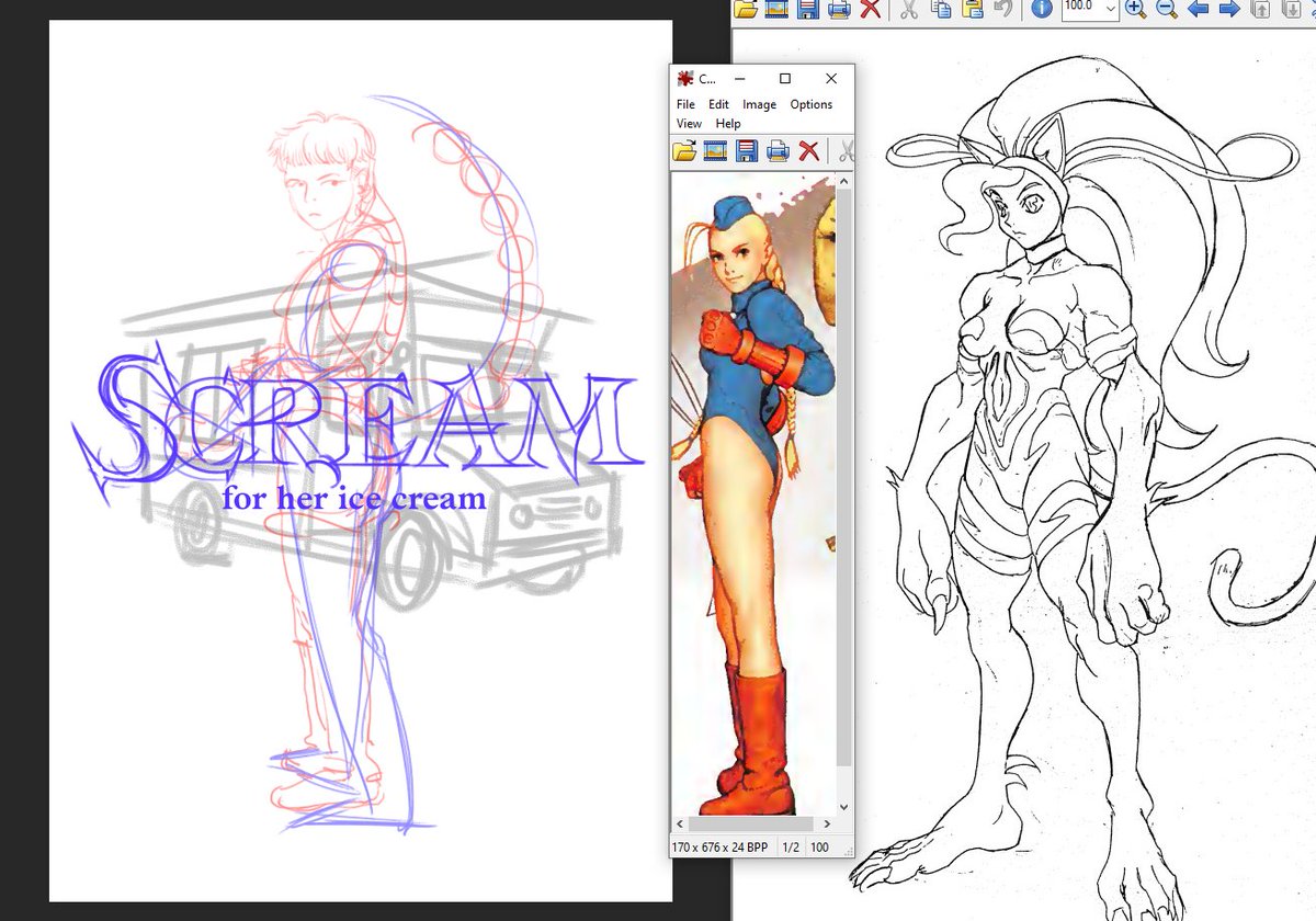 jaguar_tony's tweet photo. #wip #troikacityjam #wrestlingisnotfake #icecreamisfakethough #icecreamsandwichgang #RPG #ttrpg #latamrpg preliminar sketches all day baby https://t.co/mYj59pdgAf