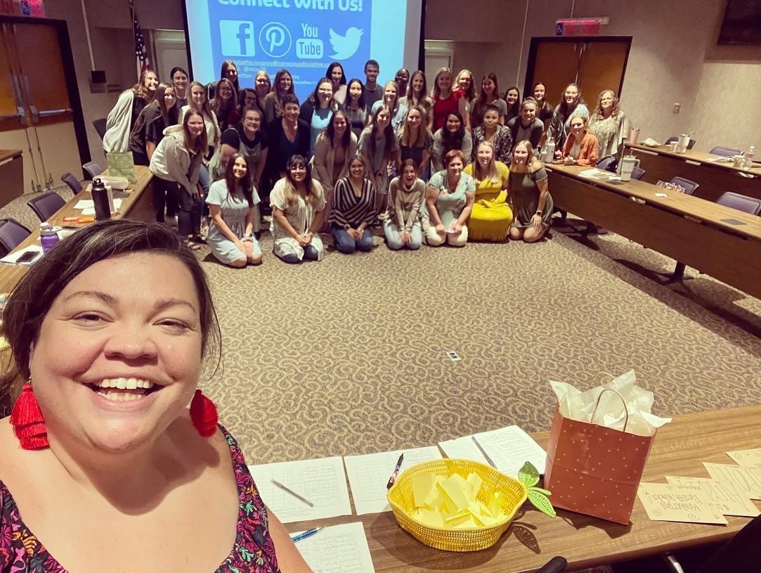 TabathaRosproy's tweet photo. Fun stats:Crèche Day School is a Reggio school that serves 0-5 yr olds in 2 locations, there were FIVE expecting mothers in attendance, there was one male teacher, & I had mutual friends with several people in the room!
It was a great day! #iheartcd #ntoy20 #KPIRC @ConsciousD https://t.co/sgTq0PGbFm