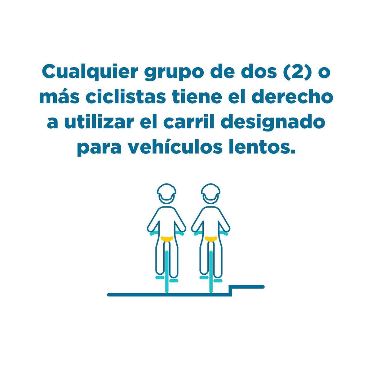 acaapur's tweet photo. Ciclista, ¿Sabias que tienes derechos al igual que obligación? Cualquier grupo de 2 o más ciclistas tiene el derecho a utilizar el carril designado para vehículos lentos. Conoce cuál es tú obligación ⬇️ https://t.co/DvV97I2FL1