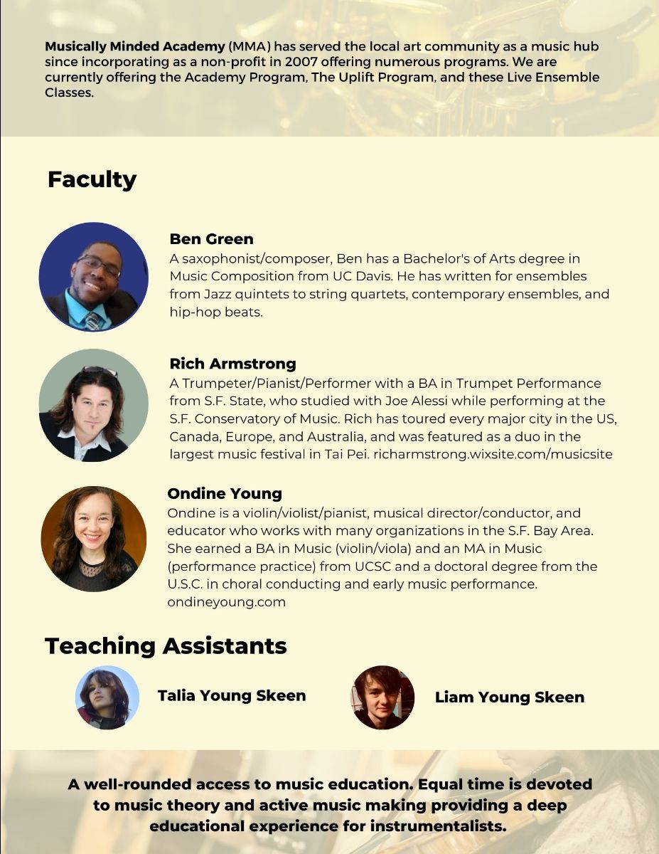 New! Live Ensemble Classes for Youth - mailchi.mp/d345ea5f1c14/n…