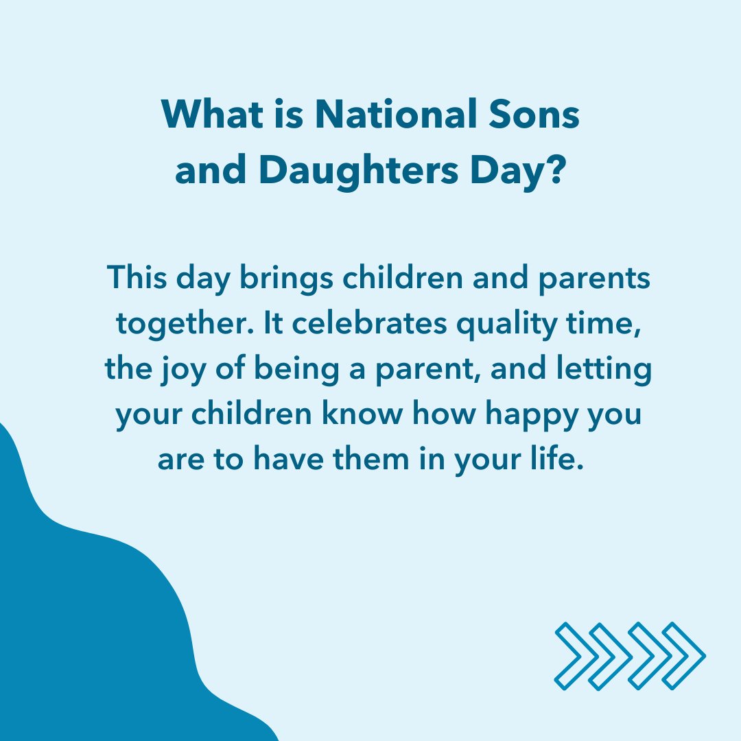 onetoughjob's tweet photo. Happy National Sons and Daughters Day from the #onetoughjob family! Today is the day you can celebrate your amazing kids, #family and all the love you have for each other. Some ways to celebrate include playing games, going to a park, or having a picnic! 🏖️

#sonsanddaughtersday https://t.co/P0q0iPiMQ9