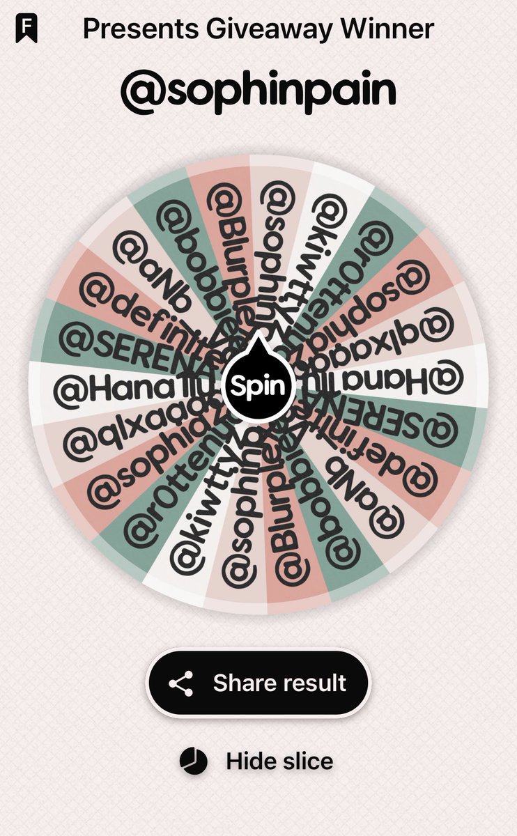 Congratulations @r0ttenu <a href="/SERENA253190916/">SERENA26</a> <a href="/sophinpain/">kenzie</a> for winning the present giveaway