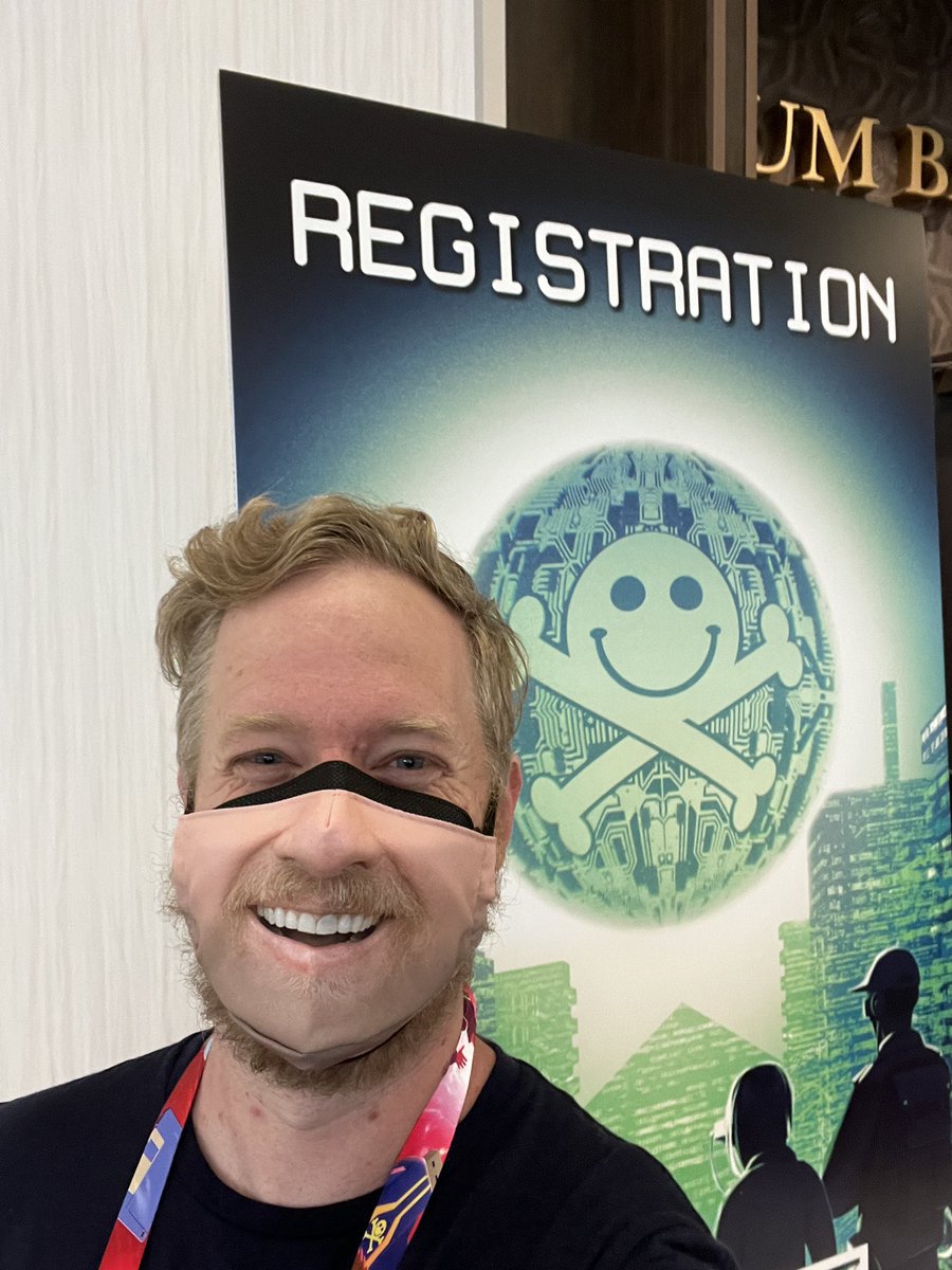 strangepartscom's tweet image. Defcon badge acquired. I’ll be around all weekend. If you see me, come say hi. I have stickers! (And other goodies) #DEFCON #DEFCON30 #Defcon2022