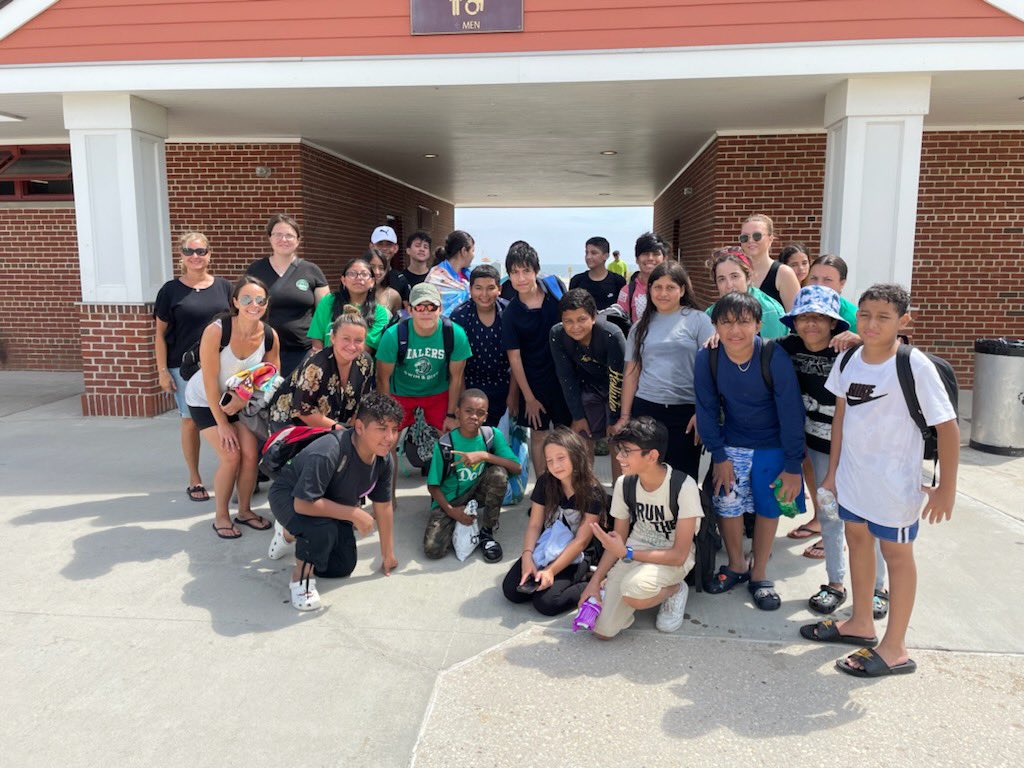 Today was an amazing finale to a beautiful summer with our campers. Grateful for the community created this summer. #ENLsummerliteracy #beachday 🌞