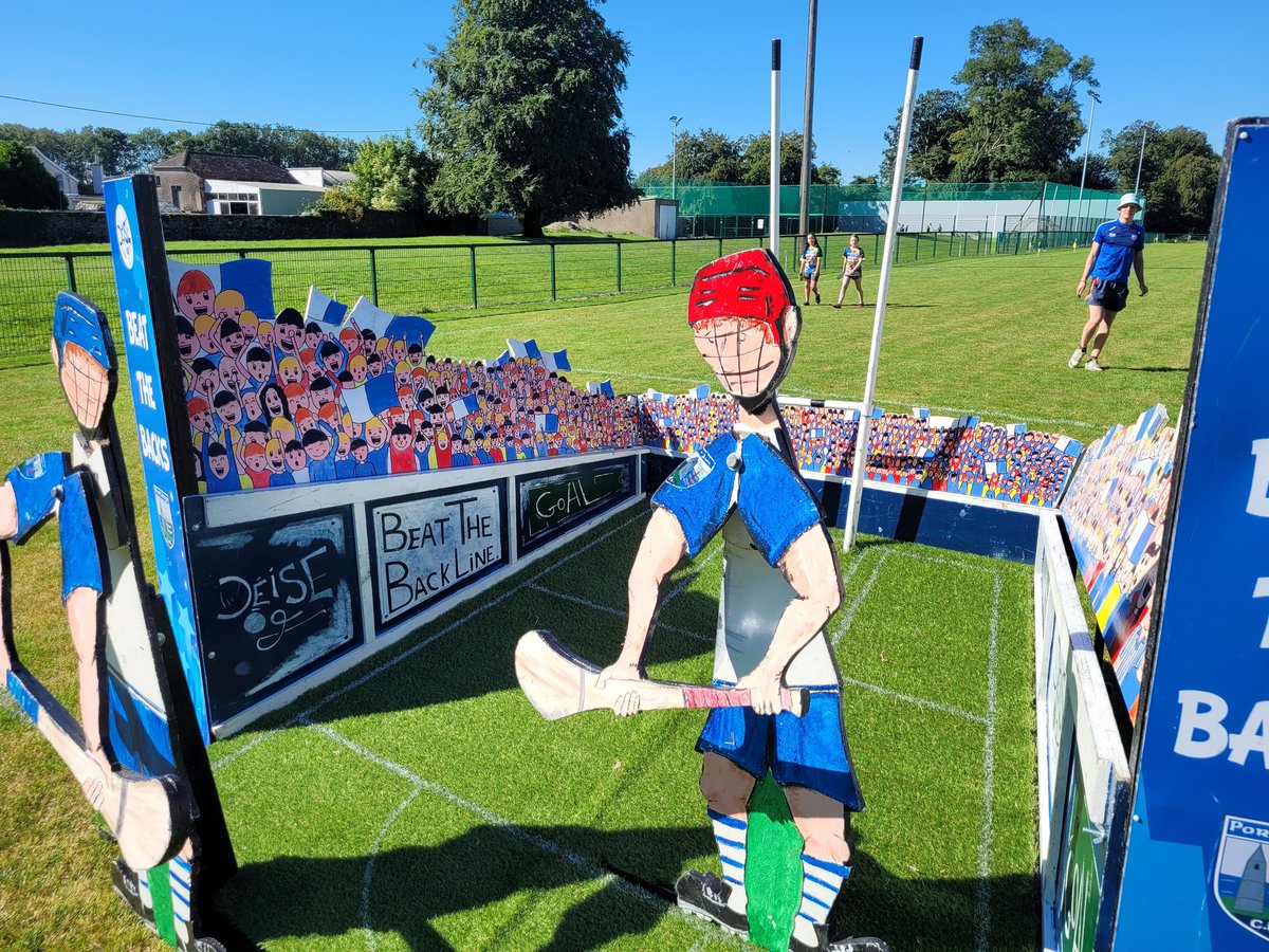 WhelanGavin's tweet photo. #BeatTheBacks proved to be a very popular attraction on another scorching day in @LismoreGAA, penultimate day of what's been another busy week of @KelloggsUKI #GAA Cùl Camps in the #Dèise 👍

@WaterfordGAA @west_waterford @EastDeiseGAA @wlrfm @BallysaggartGAA @Lismorecamogie https://t.co/RWSYMRzvpj
