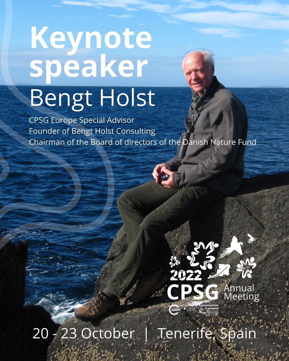 (3/3) Bengt is CPSG’s spirit keeper. Spirit is his word for the essential force of CPSG; that special something that keeps us focused, energized, and united. He believes CPSG’s spirit is in large part the reason for our success. Join us in Tenerife for CPSG’s Annual Meeting!