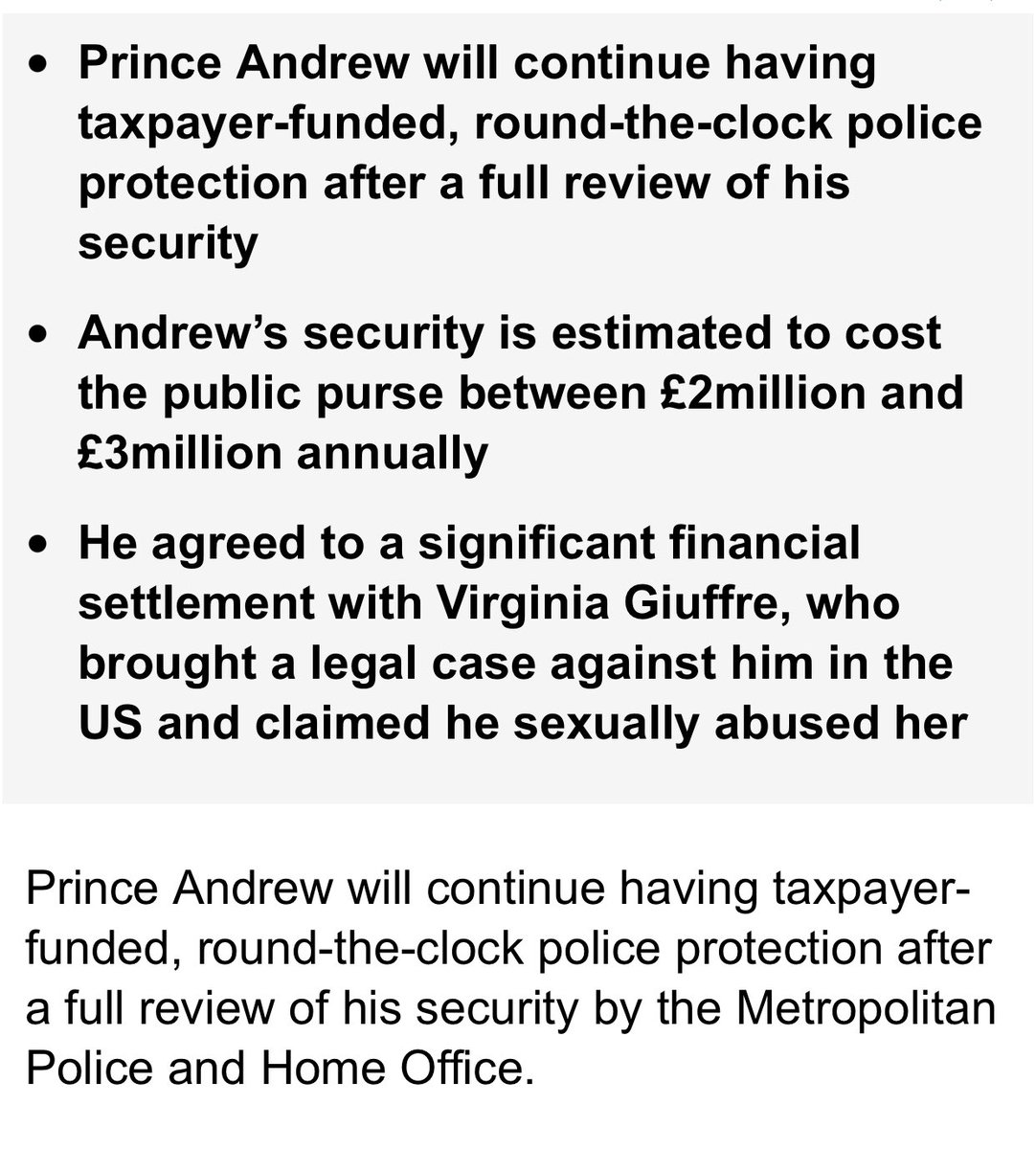 Can the racism Prince Harry is facing by protecting his wife, biracial Princess Meghan from U.K. racism be any more clearer? 
The paedo white non working Prince Andrew gets Taxpayer funded security. But the people’s Prince Harry is not even allowed to pay for it. #DuchessMeghan