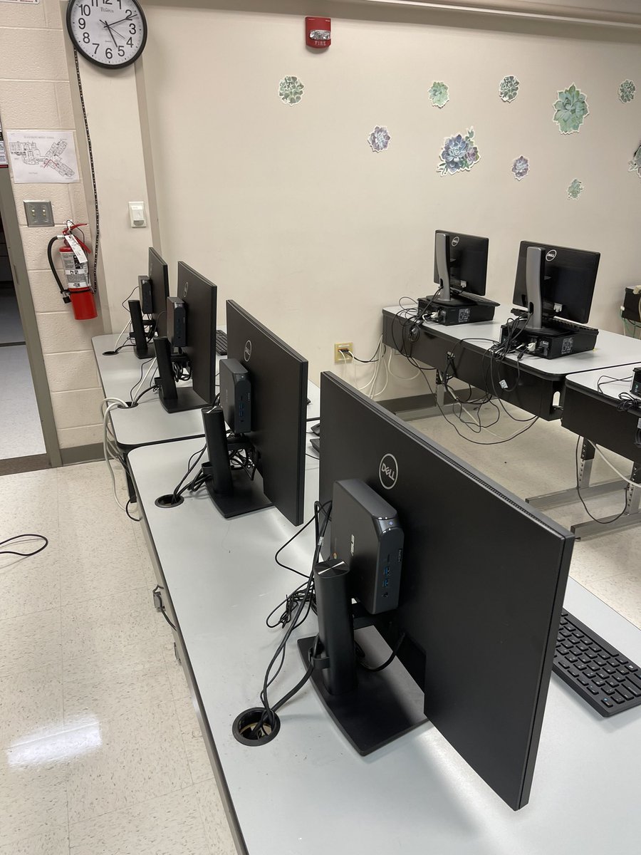 Thank you <a href="/ASUS/">ASUS</a> for making Chromeboxes so we can turn labs from this to this for half the cost and headaches. If you are a Tech Director at a <a href="/GoogleWorkspace/">Google Workspace</a> division and have not tried these you are missing out! <a href="/MCPSTechnology/">MCPS Technology</a> #techsauce