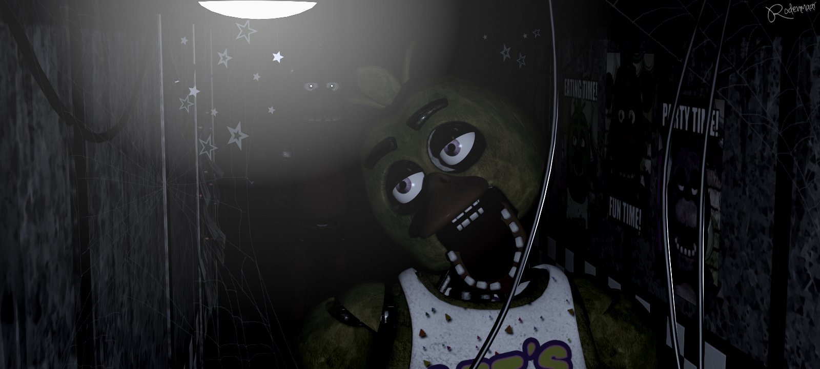 FNAF 1 Фредди на камерах