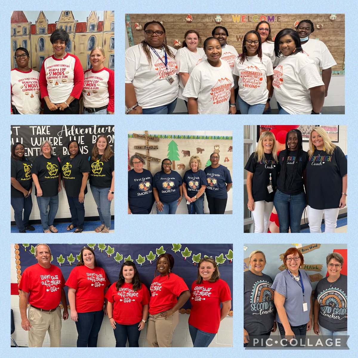Matching t-shirts anyone? #PocallaProud #sumtersdproud ⁦<a href="/DrWrightSupt/">Dr. William T. Wright, Jr.</a>⁩ ⁦<a href="/DrShirleyGamble/">Dr. Shirley Gamble</a>⁩