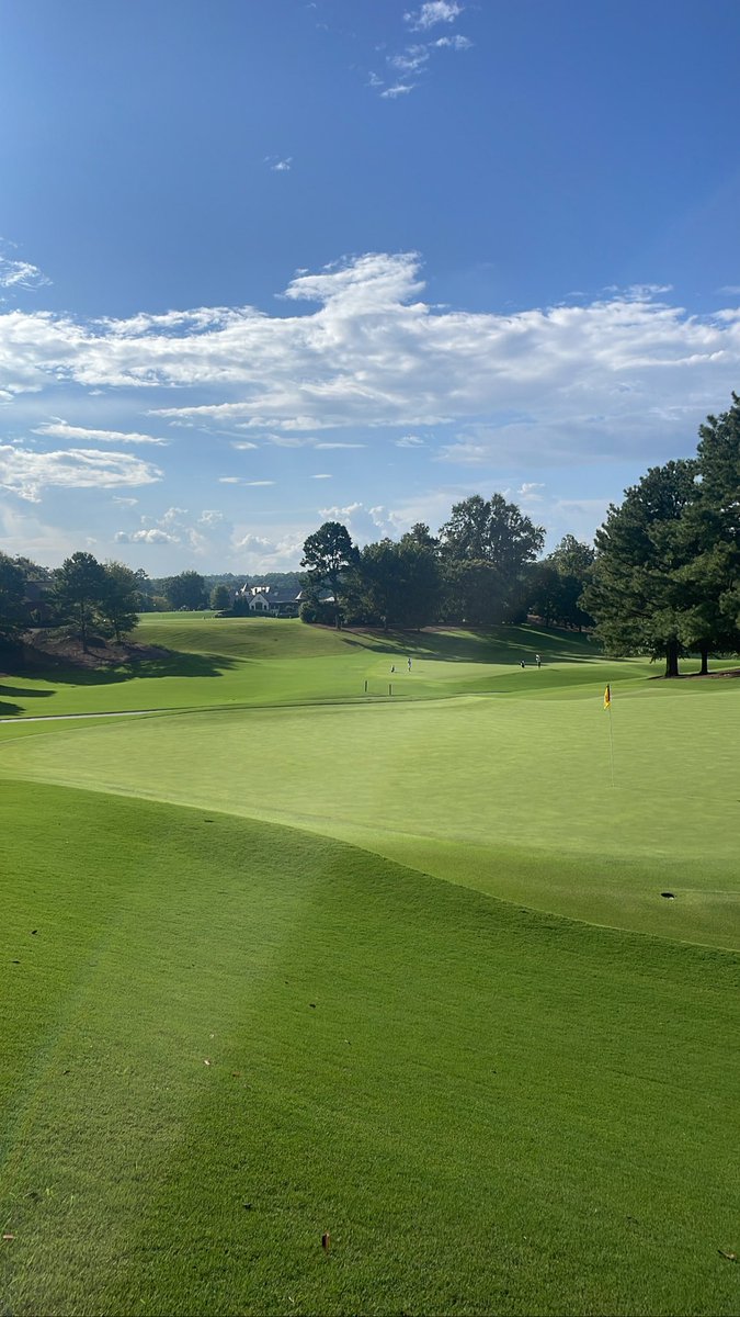 Beautiful evening to play a quick NINE!