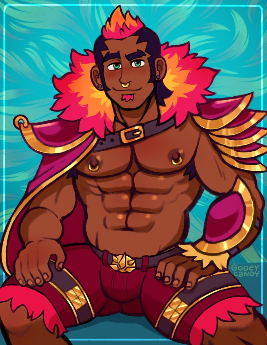 ArchonAether's tweet photo. It’s my baby Blaze done by @gooeycandy !!! Bro did amazing!!! https://t.co/FWyHYZNrB7