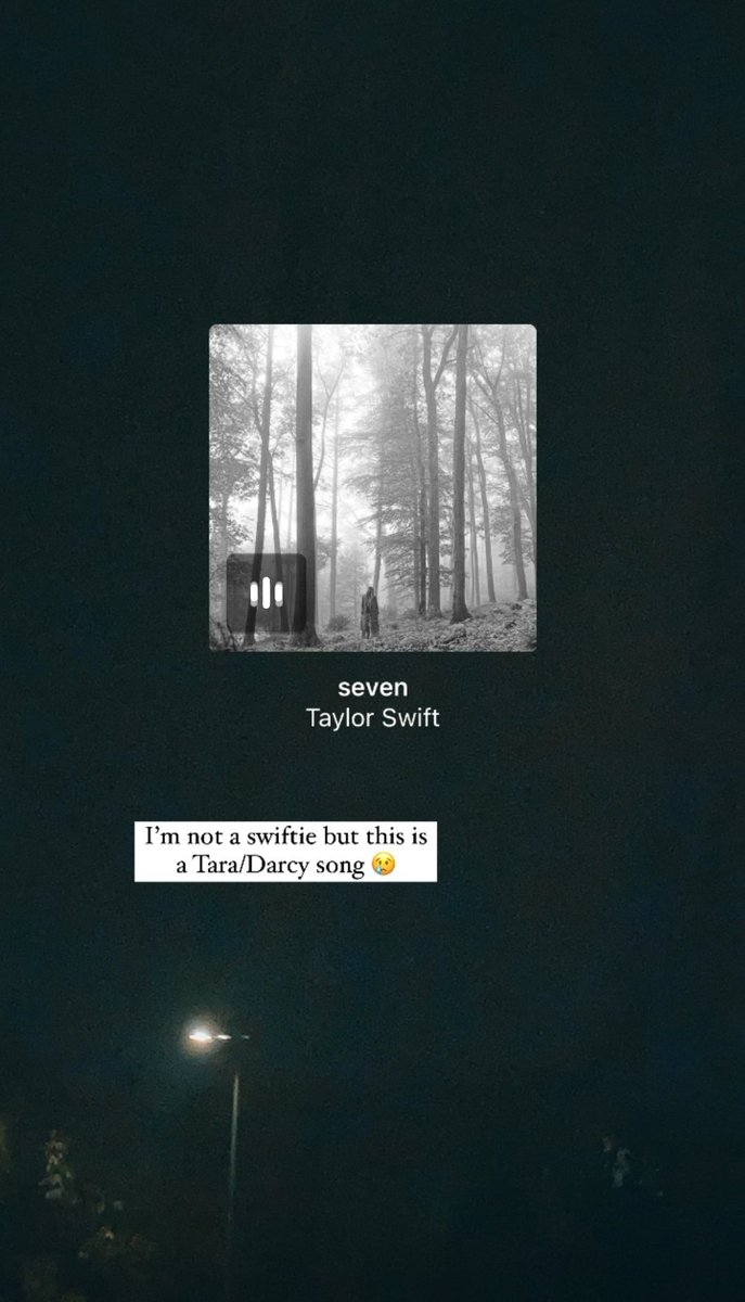 alice said that "seven" by taylor swift is a taradarcy song. the lyrics from the story are in the next tweet 👇