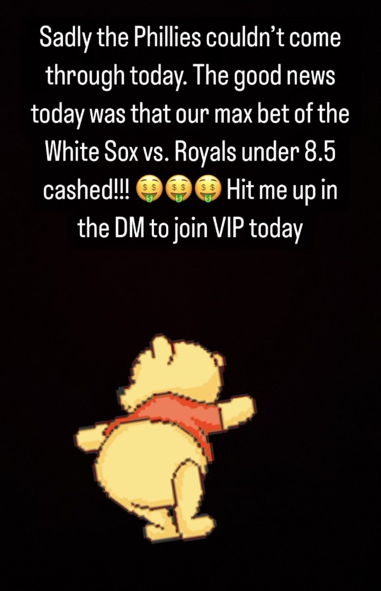 KmcSportsPicks's tweet photo. Hit me up to join the VIP Program, it is one of the most affordable and profitable on this site! Cash on some monsters with me! https://t.co/cKYwZDxy6P