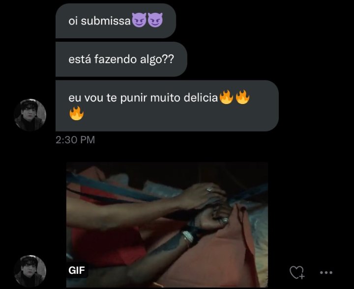 vazou minha dm