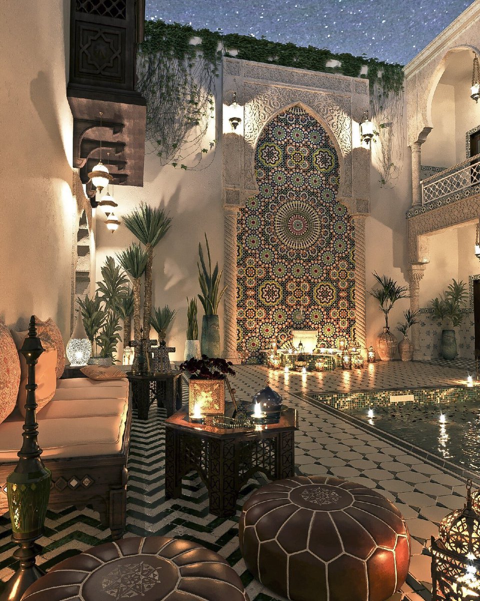 The beauty of Moroccan architecture 🥰