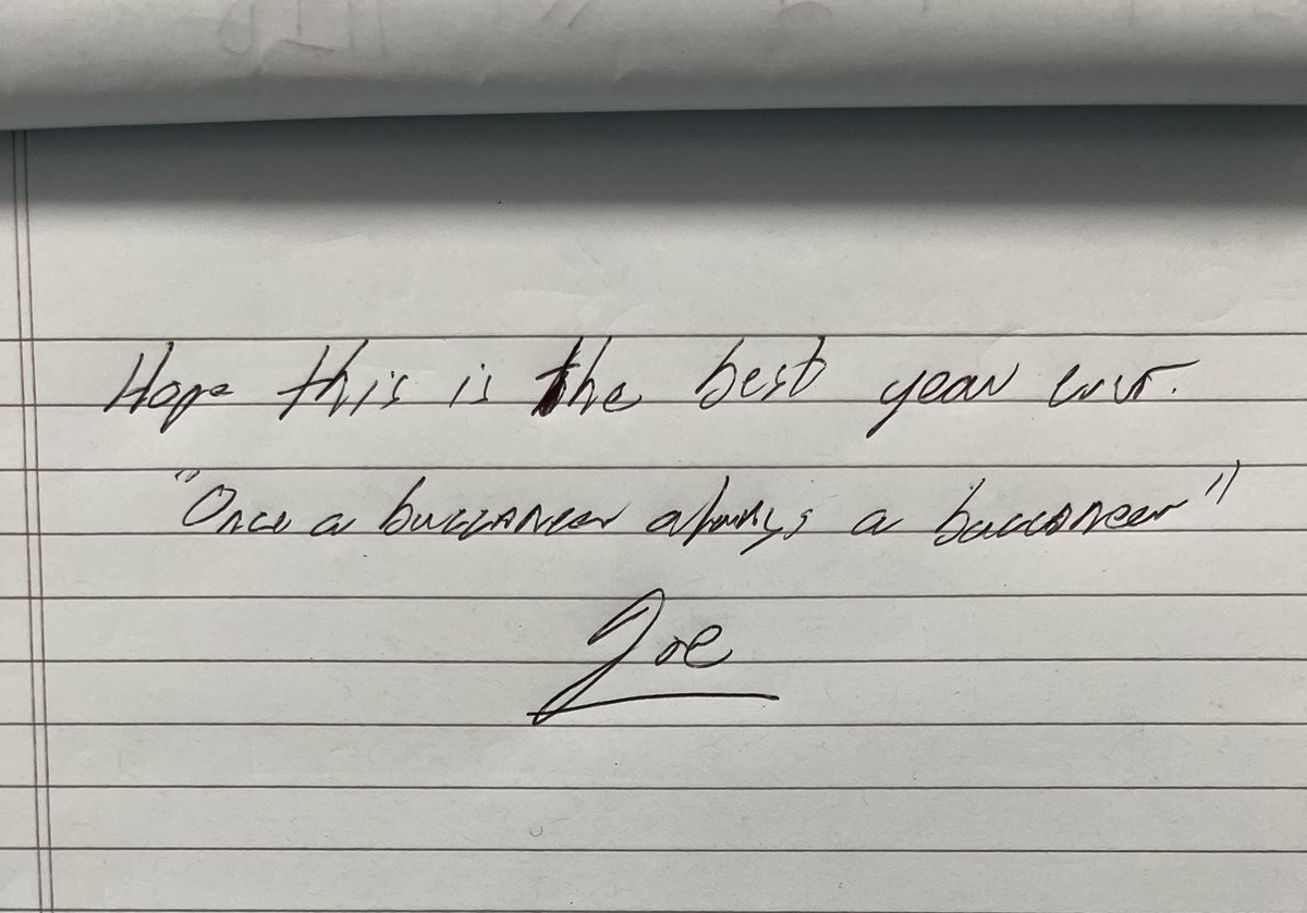 This is one of the many reasons why we have the BEST Superintendent ever! It’s the little things!! #onceabucalwaysabuc <a href="/JoeMurphylpsb/">Joe Murphy</a> <a href="/GoBucsSJHS/">Southside Jr. High</a>