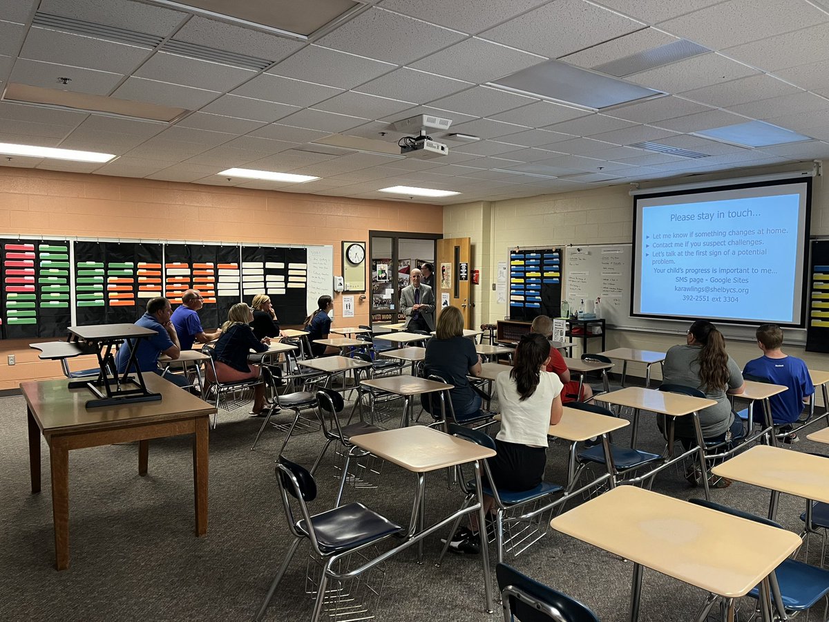 SMS__Principal's tweet image. Back 2 School night is off to a great start!! It’s great to see so many families.