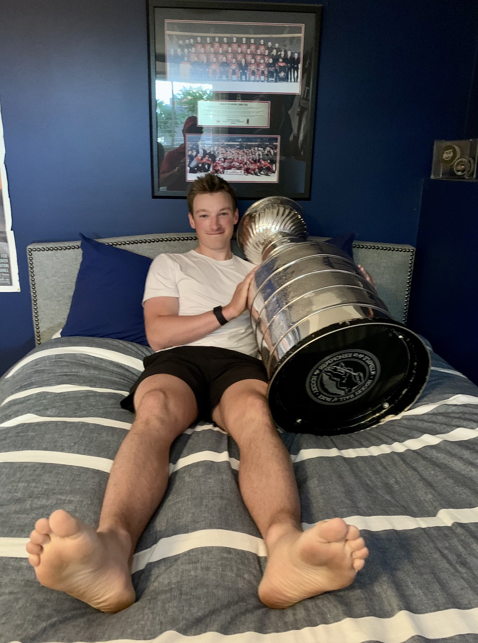 Cale Makar's day with Stanley Cup a repeat of his own childhood