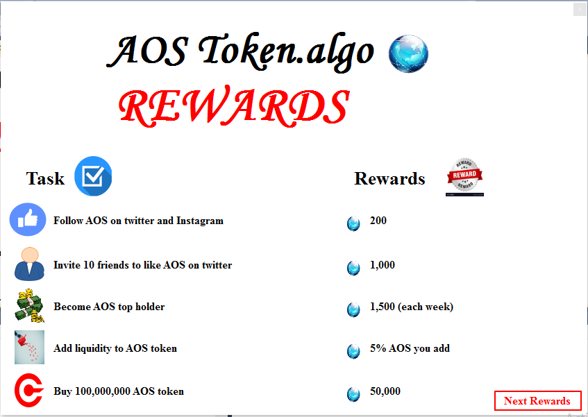 AOSToken_Algo's tweet image. Smart way to earn @ButtCoinASA @doggycoinasa @moistgrannies69 @octorand @AkitaInuASA @coffeebeandao @AlgoGov @HolyKings5 @RealMontyAllen @AlgoPatties @deflyapp