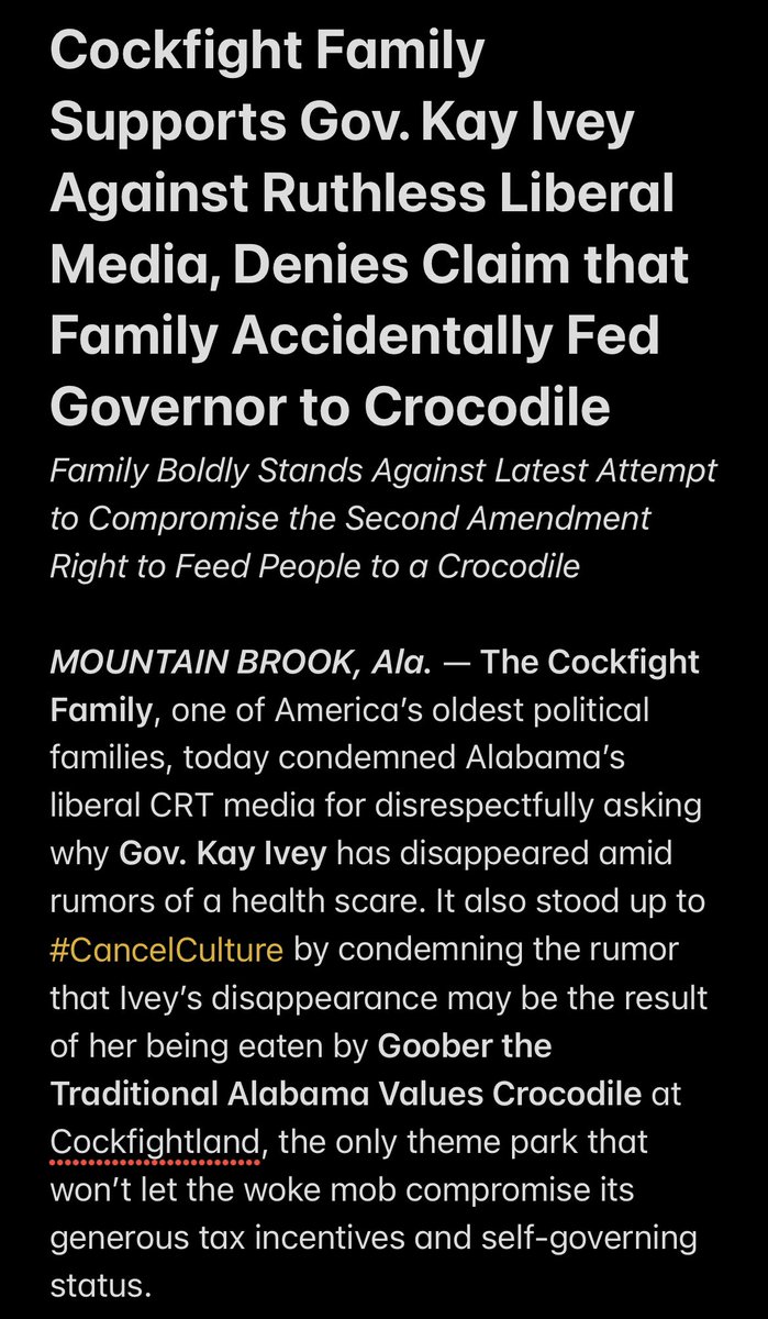 KingCockfight's tweet photo. It’s time to set the record straight. FOR IMMEDIATE RELEASE #alpolitics https://t.co/ypTzwDLx5O
