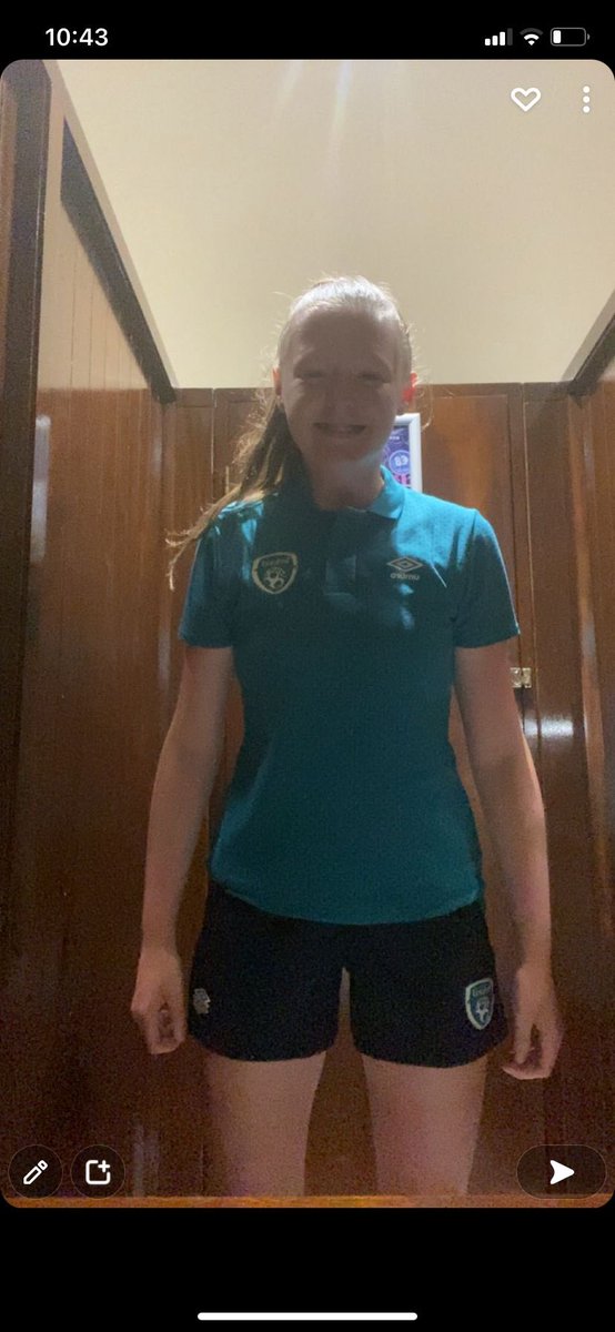 CarlWidger's tweet photo. Today my daughter Chloe started in goal for the Ireland U16 soccer team. And I’m unashamedly &amp; ridiculously proud. As are her siblings Robbie, Rachel &amp; Emma ❤️ And I’m ridiculously proud of all of my kids ❤️ https://t.co/vQzXhwjTbE