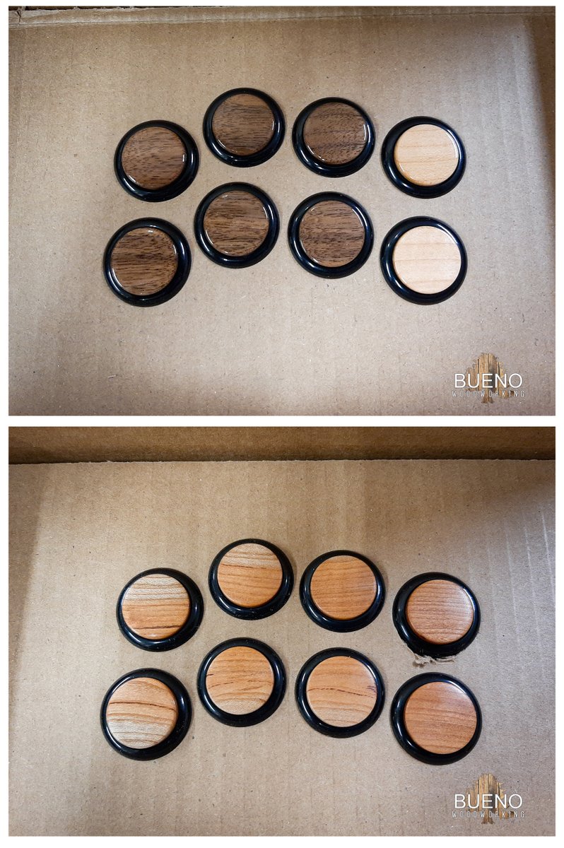 midorikamakiri's tweet image. I've added a few wooden button sets to my site. Tomorrow I'll add the rest of my sets along with some wooden nobi style tops! 👀
buenowoodworking.com/collections/wo…