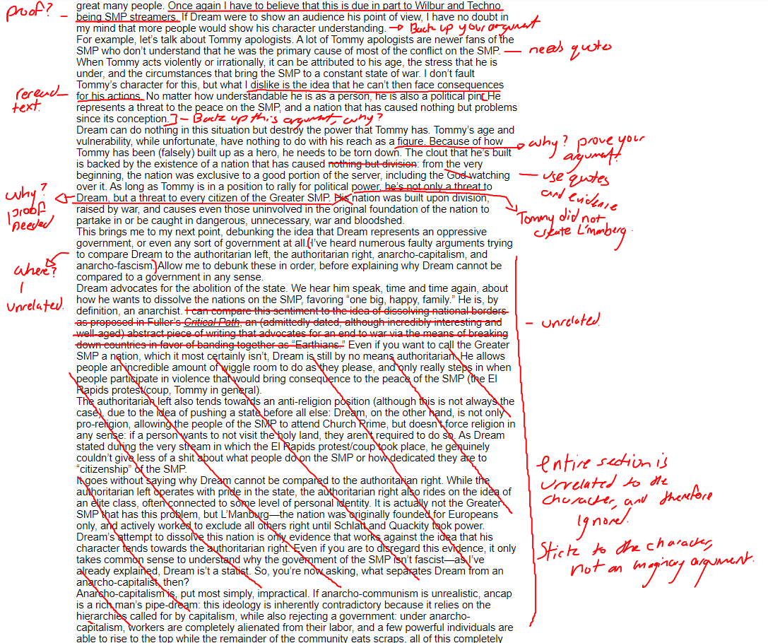 mmyashas's tweet photo. remember when someone graded the cdream apologist manifesto 😭😭 https://t.co/gaFp0foN36
