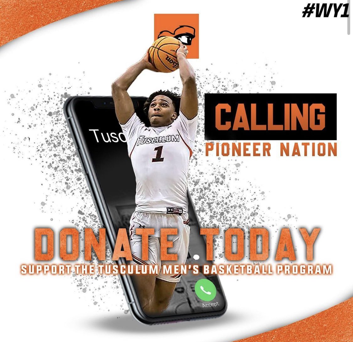 🚨Calling Pioneer Nation 🚨 Tusculum Men’s Basketball needs your support! Donate to our program  today in order to help give the young men in our program the resources they need to succeed on the court, in the classroom and in the community! Link Below ⬇️

org.eteamsponsor.com/ETS/supportUs/…