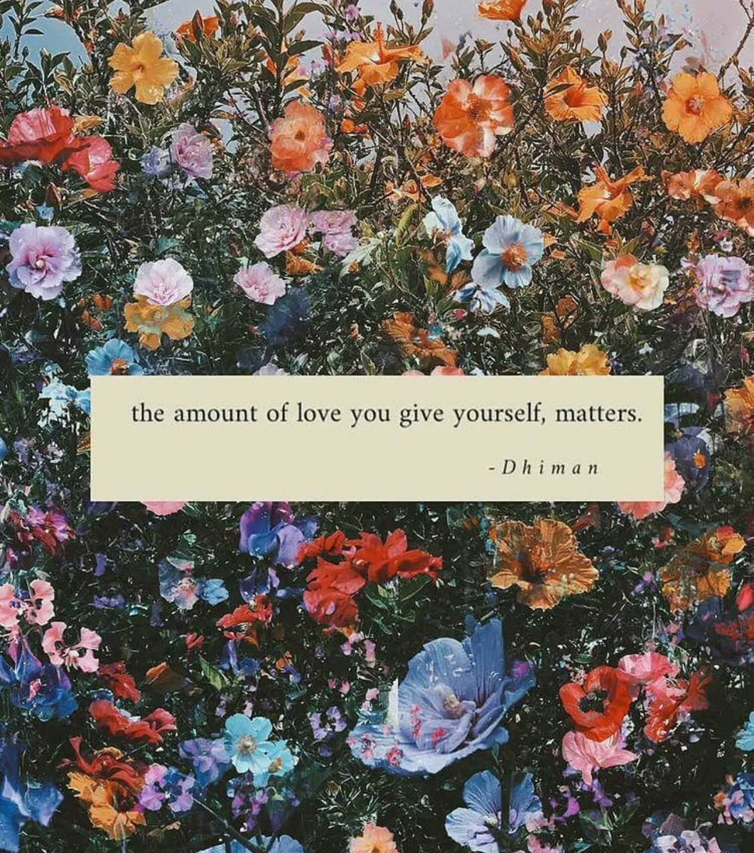 self-love is so important.