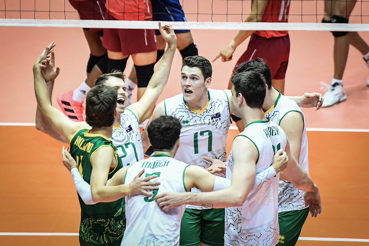 ausvolley's tweet photo. In an epic 2-hour battle, the #Volleyroos have defeated hosts Thailand 3:1 (23-25, 25-23, 25-19, 27-25) in the #AVCCup Classification 1-8 round.

Match recap ➡️ https://t.co/zCNVcPhK3u

The Volleyroos will next face Korea at 9pm AEST tonight

#AVC #volleyball @avcvolley https://t.co/cw6iWg3SRU