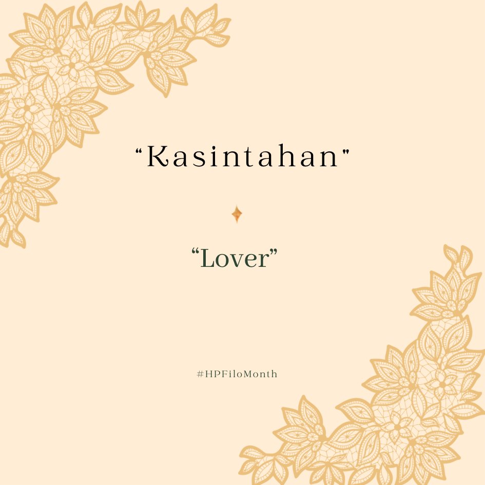 DHrPhilippines's tweet photo. Day 12 of #HPFilomonth 🧡

QRT this post and use the word, or English phrases below! 
🔅Any pairing is open
🔅Any form of writing/art is welcome! https://t.co/4CKTHlPESS