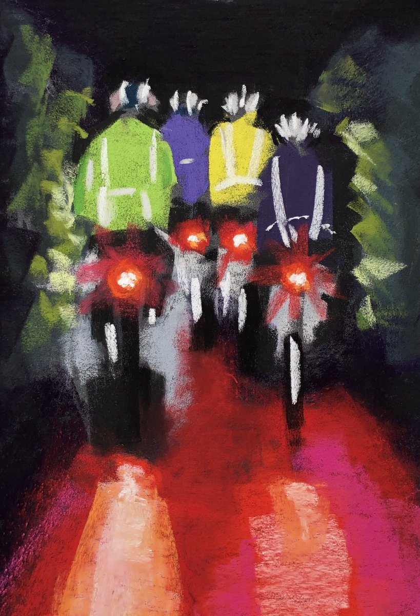 Artfrombikeshed's tweet image. Last night on #LEL2022 Ride safe.