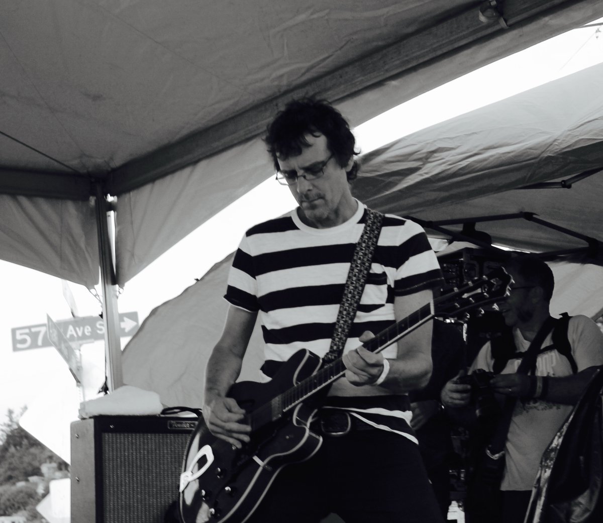 mudhoney's tweet photo. On this day in 2018 Mudhoney played the @subpop 30th anniversary festival on Aiki Beach in Seattle, WA. Pics by @sebharp https://t.co/vBoD9gfCml
