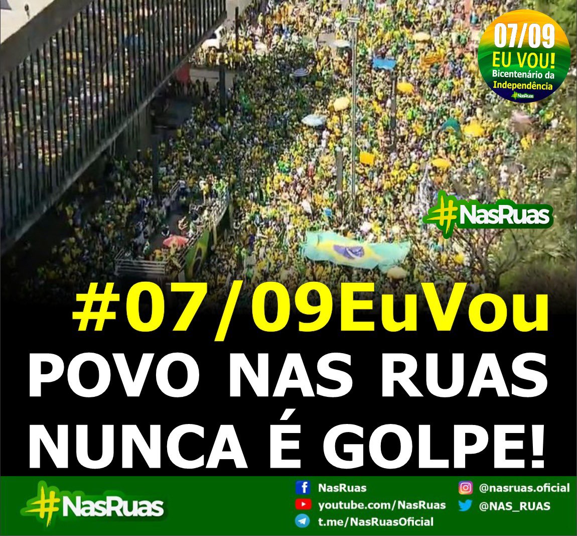 NAS_RUAS's tweet image. #Dia07EuVou