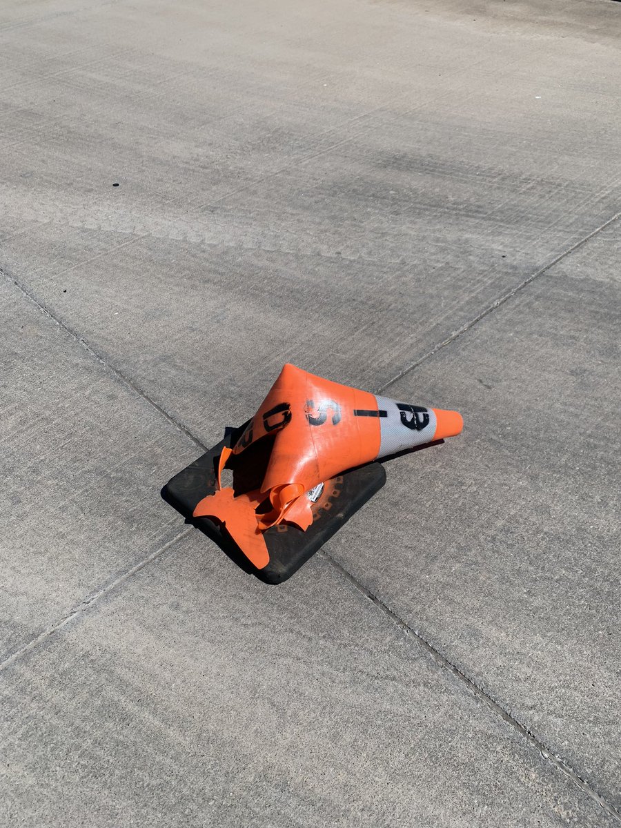 kevinhunter24's tweet photo. This afternoon, this brave soldier was lost in the line of duty…pickup duty. His job is one that is often overlooked, but absolutely necessary to what we try to accomplish everyday at 3:15. Here’s to you “Afternoon Pickup Orange Traffic Cone”. #BackTheOrange https://t.co/ZOWaKOfKne