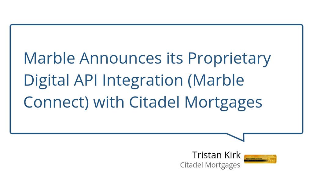 CitadelMortgage's tweet photo. Marble Connect will provide Citadel Mortgages customers an overview of where they stand when it comes to mortgage approval.

Read more 👉 https://t.co/zGbnb4Anev

#toronto #Mortgage #Mortgagelending #Mortgagenews #Mortgagebroker #Secondmortgage #Toronto #Ontario #London #Oshawa https://t.co/eQrpzBM5zu