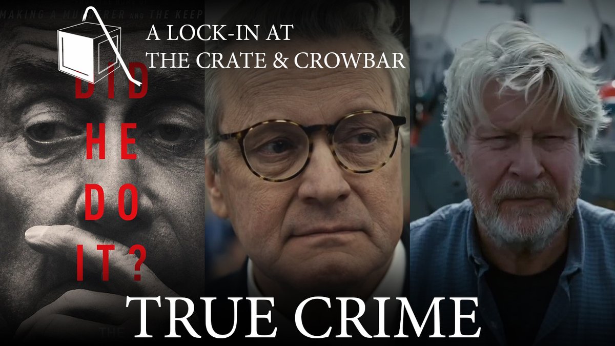 It's a lock-in (or a lock up?): Marsh, Tom F and Graham study the evidence for and against true crime dramas and documentaries: crateandcrowbar.com/?p=3276