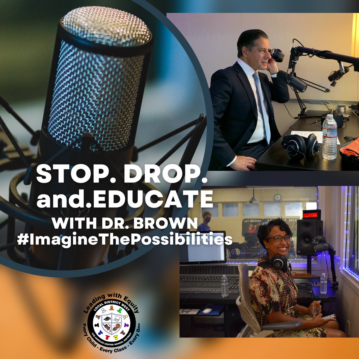 We’re preparing students to be ready for the world! On this episode of Stop.Drop.And.Educate, LD West Superintendent Dr. Brown sits with <a href="/LASchools/">Los Angeles Unified</a> <a href="/LAUSDSup/">Alberto M. Carvalho</a>. #ImagineThePossibilities bit.ly/StopDropAndEdu…