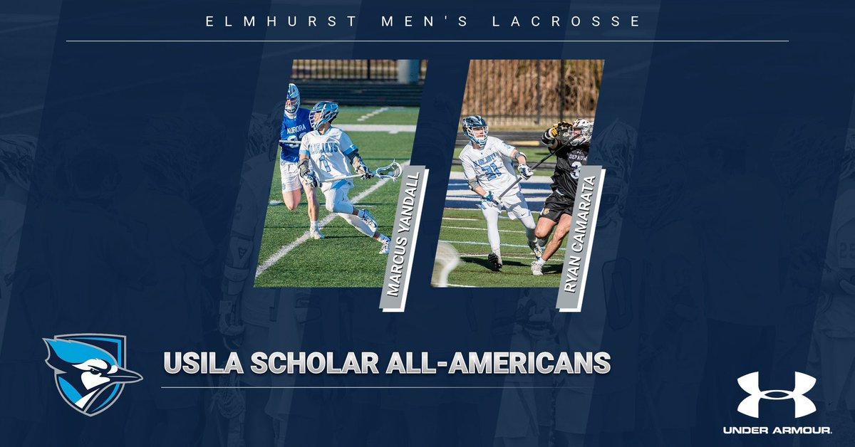 Leaders on and off the field. Congratulations to Marcus Yandall and Ryan Camarata on being named USILA Scholar All-Americans for this past season. Both players have helped lay a tremendous foundation for the program going forward #AcademicExcellence