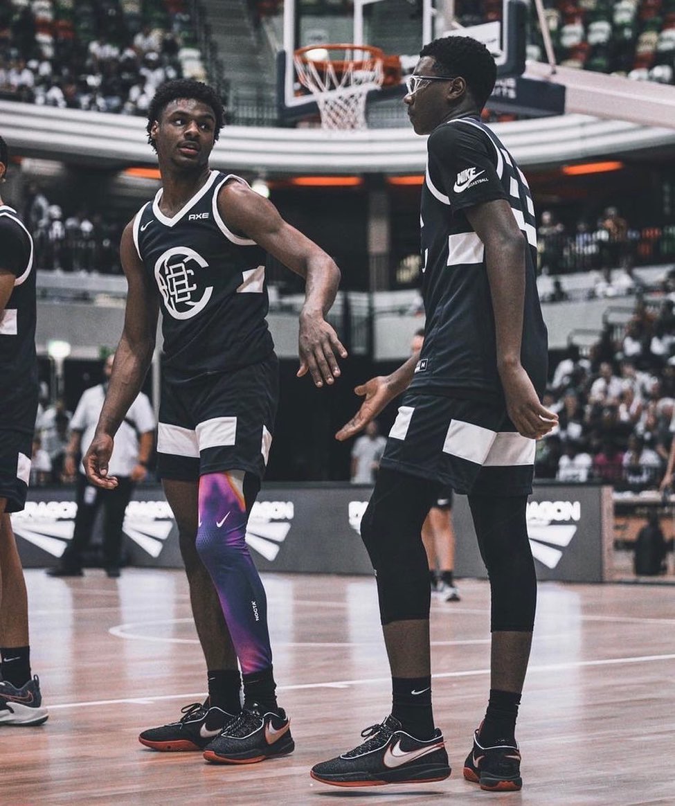 Ballsack Sports on X: Bronny and Bryce debuting the LeBron 20 together.  🔥🔥🔥  / X