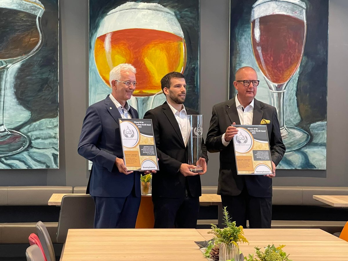 Desde México felicitamos a Thomas Kraus-Weyermann (Director de Weyermann®) por haber sido galardonado con el premio Ludwig Narziss Science 2022👏🍻 <a href="/Weyermann_Malts/">Weyermann®</a>