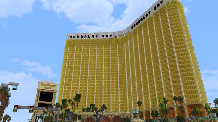 VegasIssues's tweet photo. Las Vegas, but in Minecraft. 🎰 https://t.co/wEAXM3FzMU