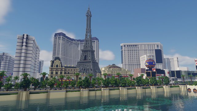 VegasIssues's tweet photo. Las Vegas, but in Minecraft. 🎰 https://t.co/wEAXM3FzMU
