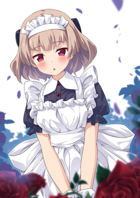 メイドさん～～!と薔薇～～～ 