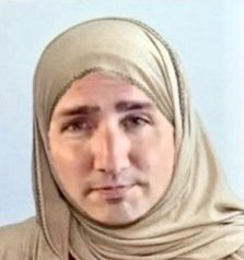 Doctor_Emperor's tweet photo. I love working with Justine. He/she is diversity personified, especially when dressing up in a different culture and gender. We often joke that I’m the man in our relationship. @JustinTrudeauNo #Trudeau #Tam #TrustTheScience #parody #TrudeauCorruption #BigPharma https://t.co/dd9rlylZRi