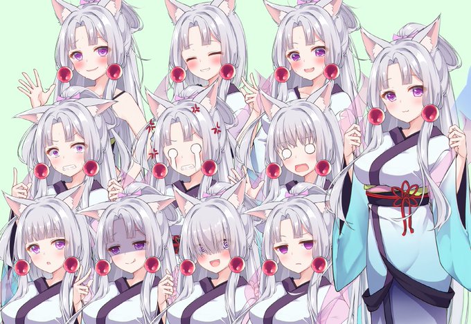 東北イタコ立ち絵更新しました!
髪の調整、髪目口差分追加、レイヤー順の見直し等
そこそこ変わってますので使う方更新お願いします!
https://t.co/xkHGxewPMG https://t.co/S0T8EwCeX9 