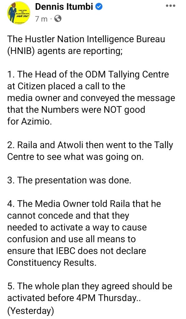-Dennis Itumbi, CBS tweet media